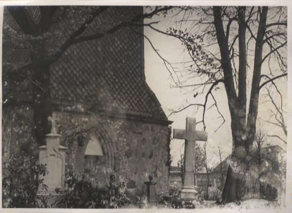 Original Foto Berlin Wedding, Dorfkirche Wittenau, um 1948,  ca. 12x17 cm