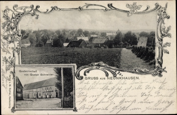 PC Neukhausen in the Westerwald, general view, inn