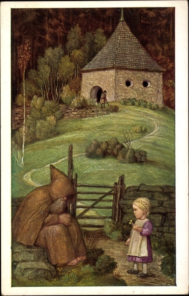 Artist PC Schiestl, Matthew, The hermit and the child