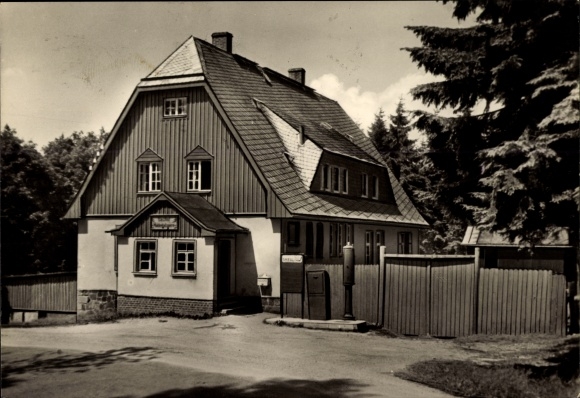 Postcard Muldenberg Grünbach im Vogtland, Gasthof Muldentalsperre