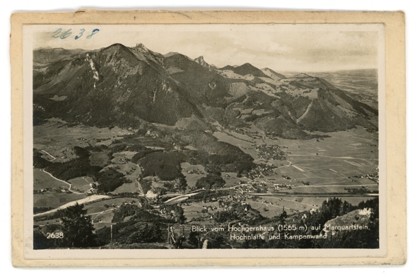 6 glass negatives Marquartstein in Chiemgau Upper Bavaria, house, total view, different views