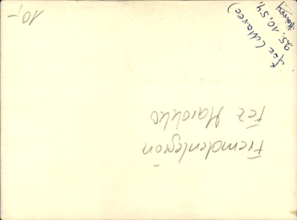 Photo Foreign Legion in Fez Morocco, 25.10.1954, Harry, standing portrait