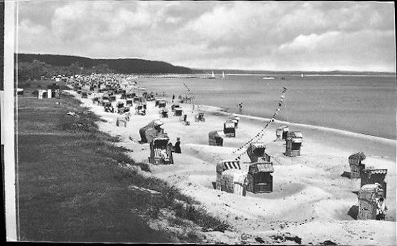 17 Negative Timmendorfer Strand, Kurhaus, Strand, von oben