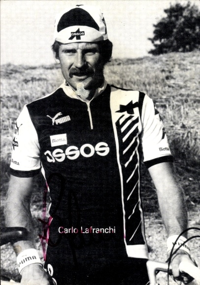 PC cyclist Carlo Lafranchi, autograph