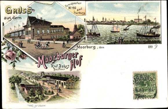 lito Hamburg Harburg Moorburg, Moorburger Hof, impreza żeglarska, droga do Haake