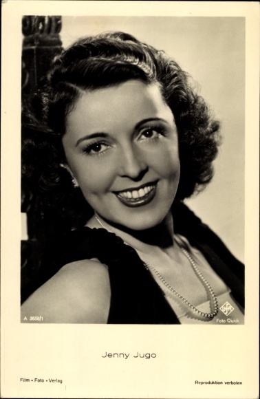 Postcard Actress Jenny Jugo, portrait