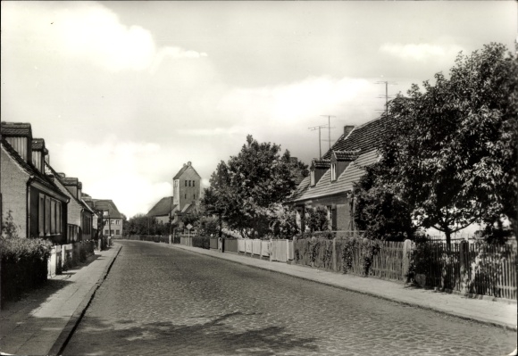 Ak Edderitz in Anhalt, Teichstraße