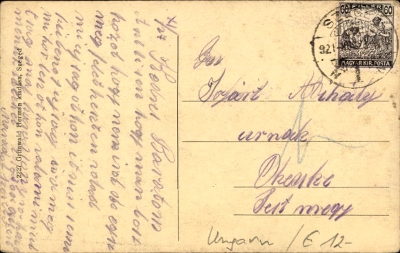 Postcard Szeged Segedin Hungary, Gendarmerie Barracks