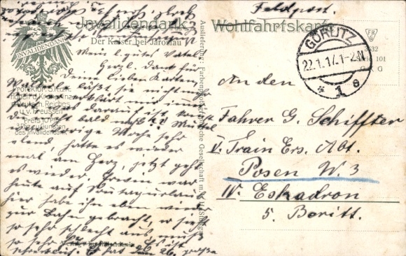 Artist Postcard Bürger, W., Yaroslavl Russia, Kaiser Wilhelm II during a battle