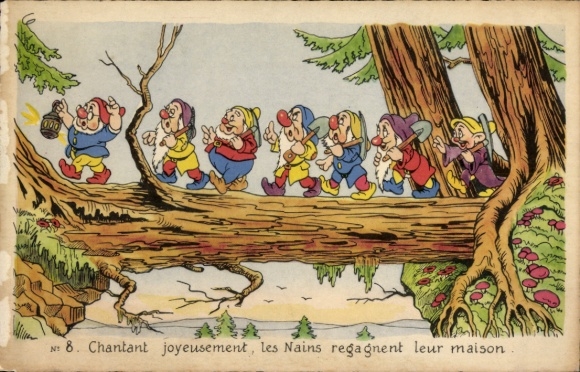 PC Walt Disney, Snow White, Marching Dwarfs