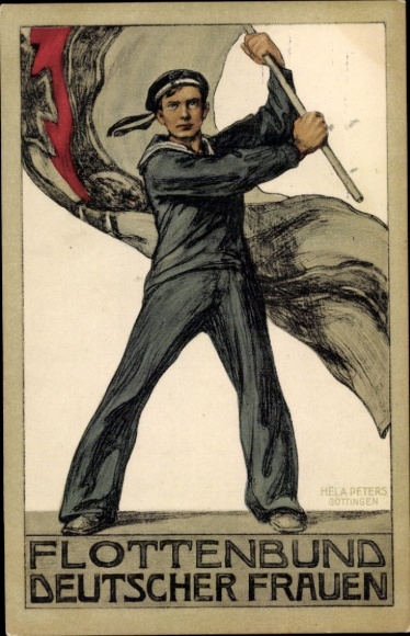 Kunstenaar Ak Peters, Hela, Vlootvereniging van Duitse Vrouwen, Zeeman, Rijk