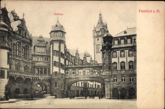 Ak Frankfurt am Main, Rathaus