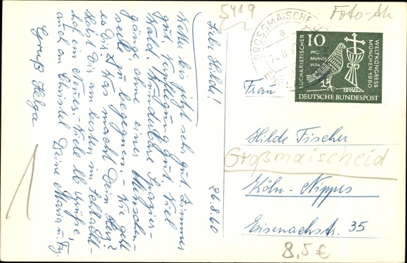 Photo Postcard Kausen Westerwald, view of the town and surrounding landscape