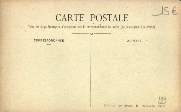 Postcard Chalais Meudon Hauts de Seine, L'Étang