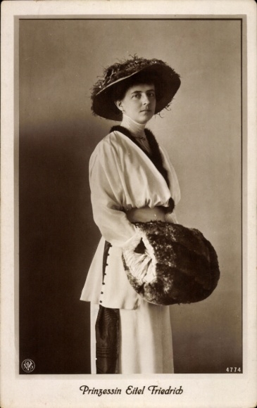 Ak Prinses Eitel Friedrich van Pruisen, Sophie Charlotte van Oldenburg