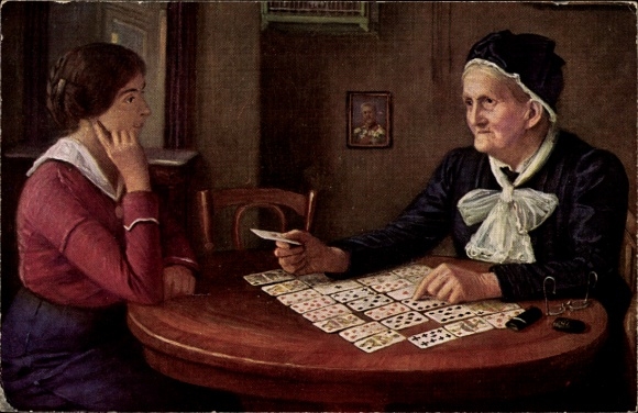 Artist PC Russo, Alfred, question to fate, fortune teller