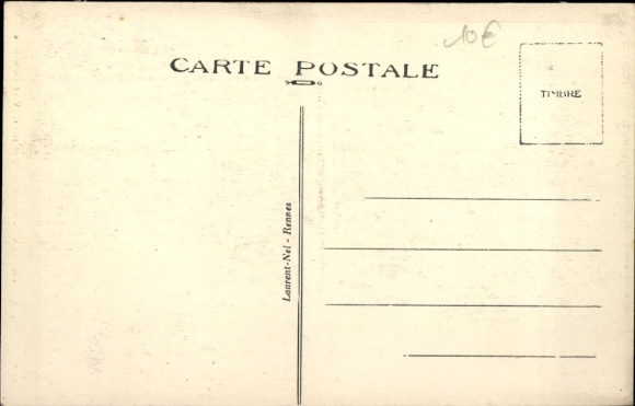 Postcard Vannes Morbihan, Curieuse Houses, Place Henri IV, Cathedral, Architecture