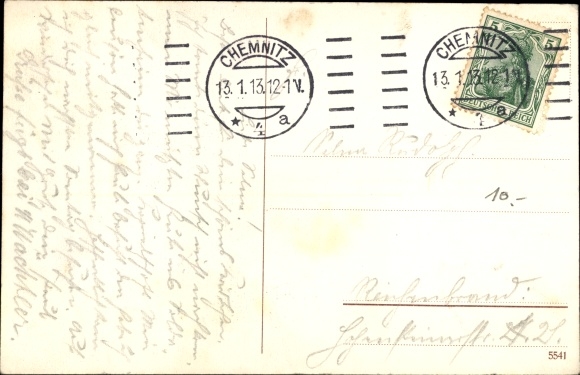 Postcard Chemnitz in Saxony, soldiers' home, billiard room, reading room, non-commissioned officer's room