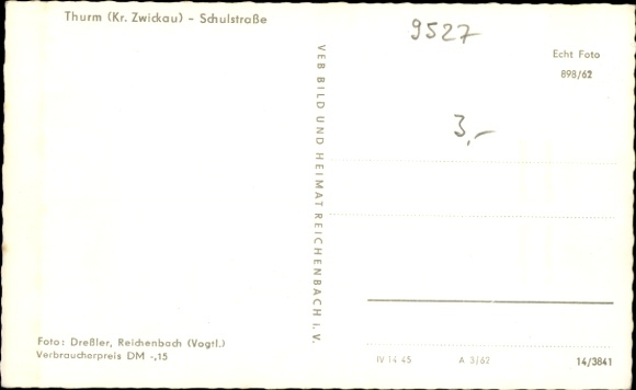 Ak Thurm Mülsen Sachsen, Schulstraße