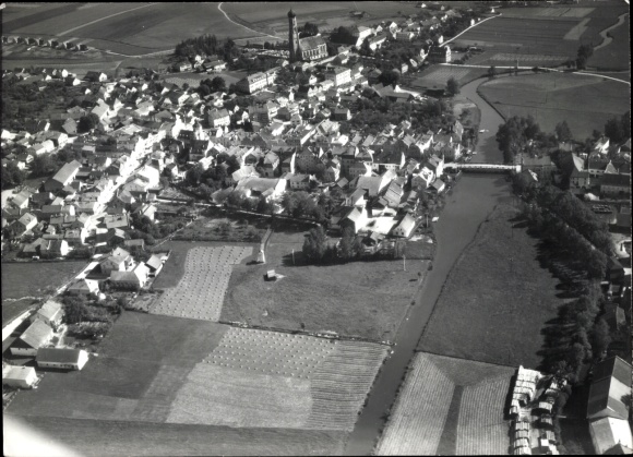 Photo Vilsbiburg in Lower Bavaria, aerial photograph