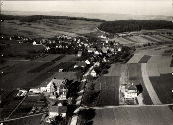 Photo Möttlingen Bad Liebenzell in the Black Forest, aerial photograph