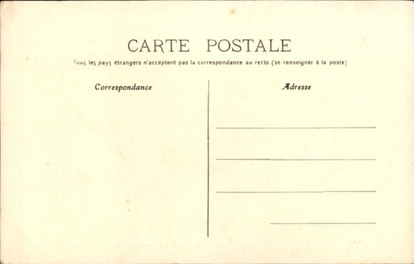 Postcard Enghien les Bains Val d'Oise, Station de Tramways, Cafe Restaurant