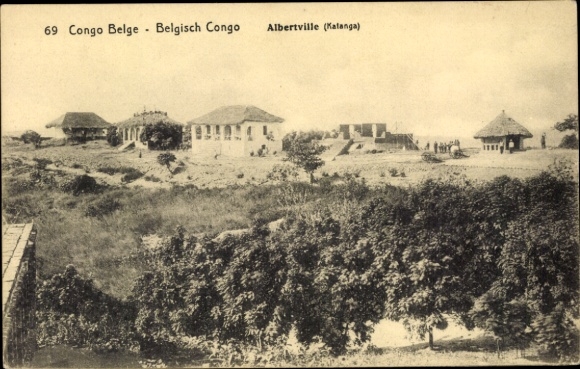 Artykuły pocztowe KP Kalemie Albertville DR Kongo Zair, widok ogólny