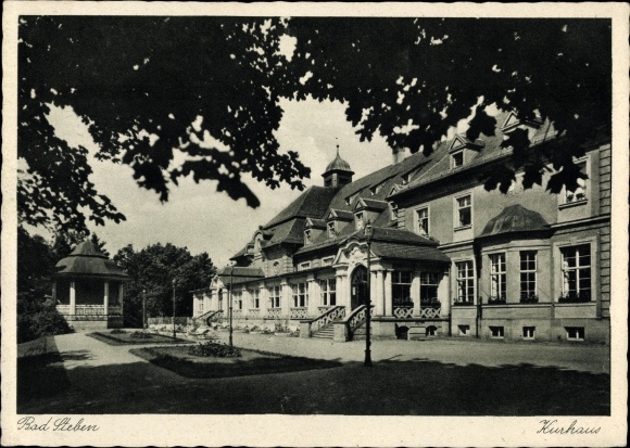 Postcard Bad Steben in the Franconian Forest, Kurhaus