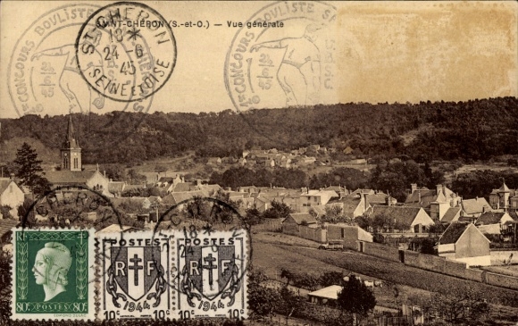 Ansichtkaart Saint Chéron Essonne, algemeen beeld