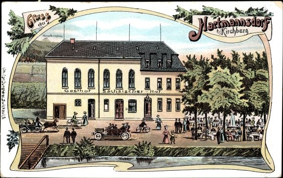 PC Hartmannsdorf near Kirchberg Saxony, Gasthof Sächsischer Hof