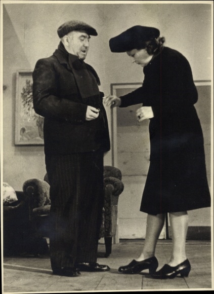 Postcard actor Kurt Seifert, theater scene