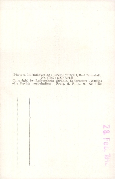 Postcard Lippstadt in Westphalia, aerial photograph