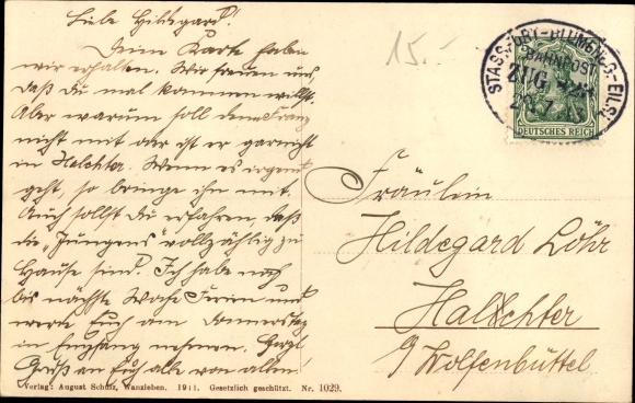 Postcard Wanzleben Börde in Saxony Anhalt, Church of St. Jacobi, Market Square, Schulstraße, in front of the high gate