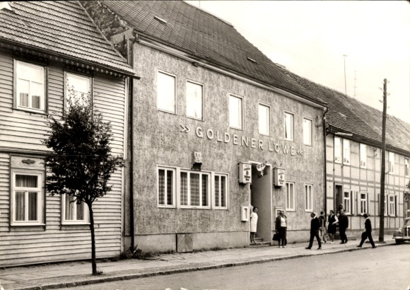 Ansichtkaart Güntersberge Harzgerode am Harz, Gouden Leeuw