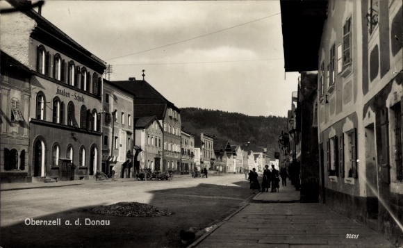 PC Obernzell on the Danube Lower Bavaria, street section, boys&#39; school