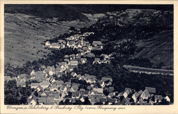Ak Ebringen im Breisgau, Fliegeraufnahme