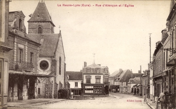 PC La Neuve Lyre Eure, Rue d'Alencon, church