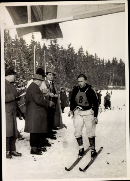 Foto Oberhof im Thüringer Wald, Wehrmachts Skimeisterschaften, Willi Bogner