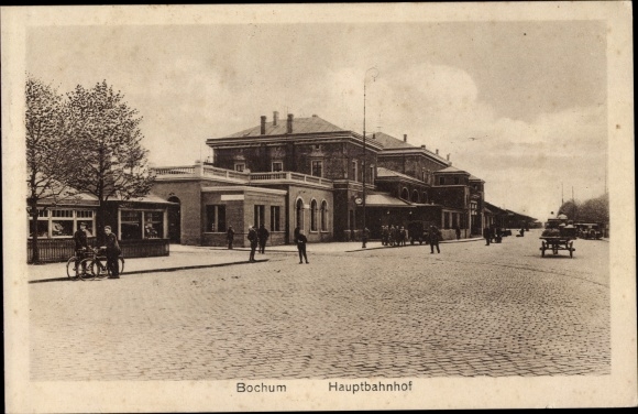 Ak Bochum im Ruhrgebiet, Hauptbahnhof