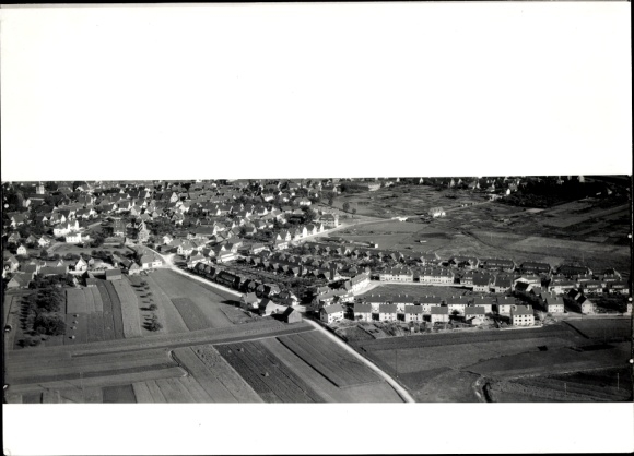 Ak Sindelfingen in Württemberg,  Graf Zeppelin i. H. a Flughafen Böblingen