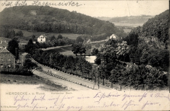 Ak Herdecke an der Ruhr, Herdecker Bach