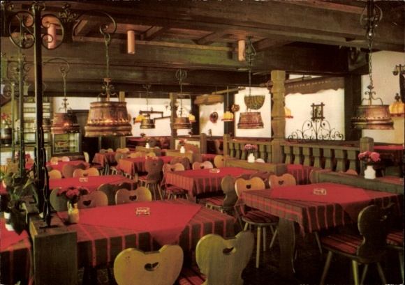 Ak Volkersbrunn Fehlsbach im Spessart, Gasthaus zur Rose, eigenaar van de familie Markert