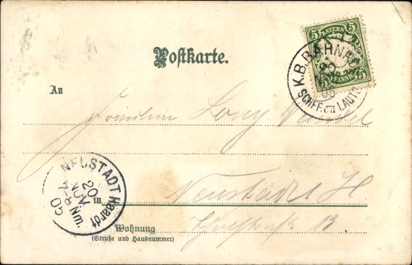 Artist Chromo-Litho Münch, C., Dom seen from the Domgarten, Maximilianstrasse