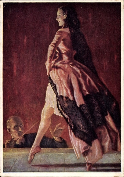 Artist Postcard Engelhard, Julius U., top dance, conductor, HDK 179