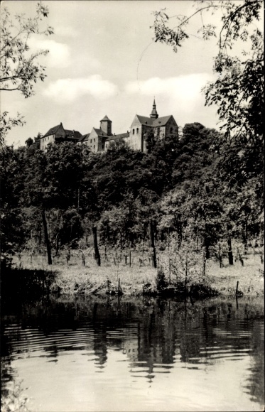 Postcard Goseck Saxony Anhalt, Goseck Castle, now youth hostel Arthur Weißbrodt
