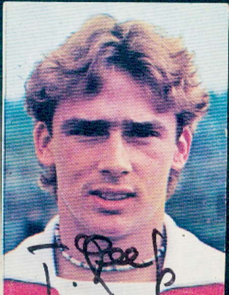 Obraz kolekcjonerski piłka nożna 1979, zdjęcie nr 94, Thomas Allofs, Fortuna Düsseldorf