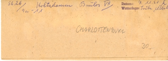 Kontaktabzug Fotos Berlin Charlottenburg, Holtzdamm Baulos VII, 3 Fotos ca. 4x2 cm