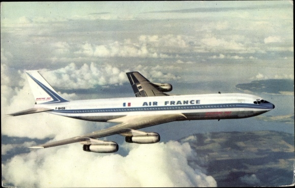Samolot pasażerski KP French Air France, Boeing 707 Intercontinental, F-BHSB