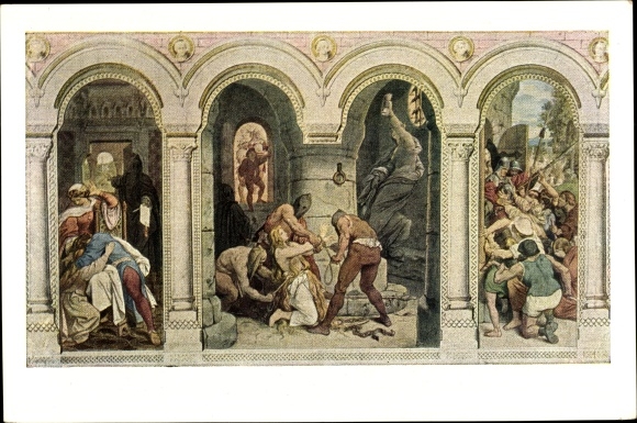 Artist PC Schwind, Moritz von, The fairy tale of the seven ravens, No. V, Brothers Grimm