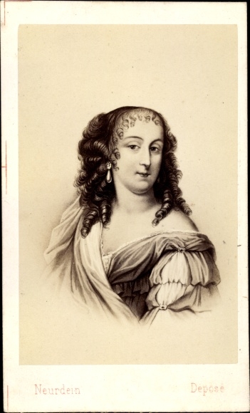 Visiting Card Françoise de Sévigné, Countess of Grignan